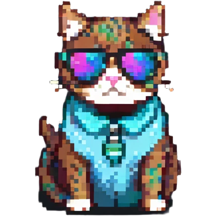 Cat wearing sunglasses emoji