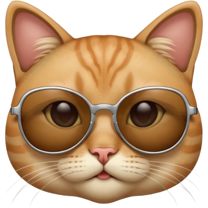 Cat wearing sunglasses  emoji