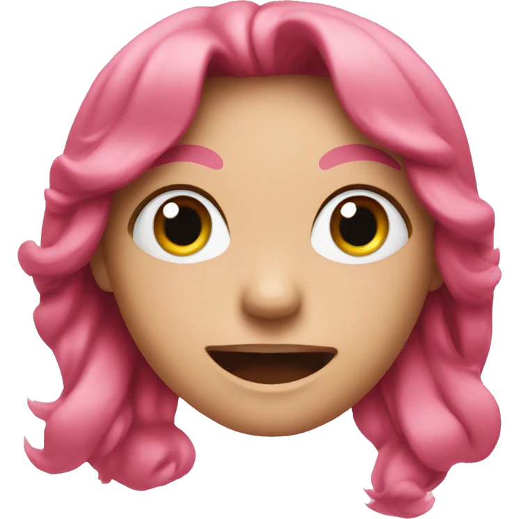 pink OK emoji