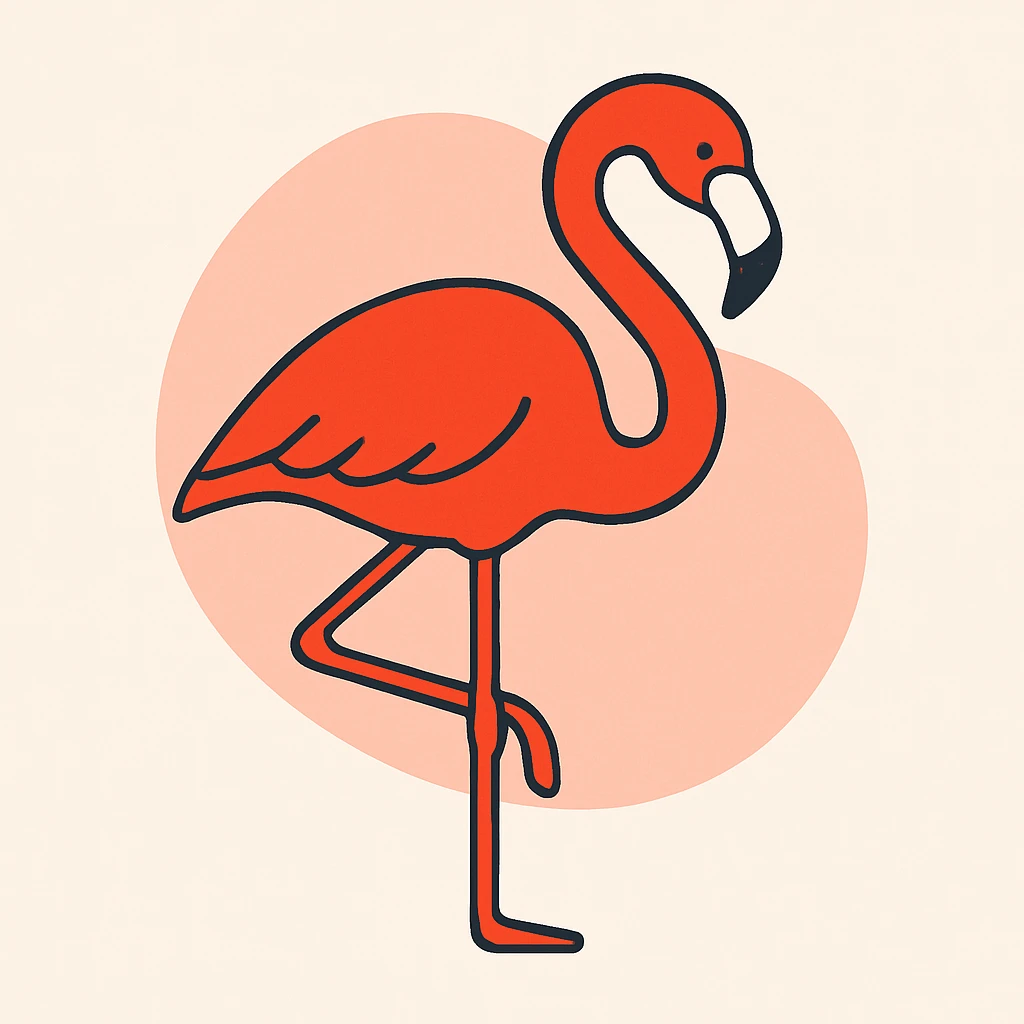 flamingo emoji