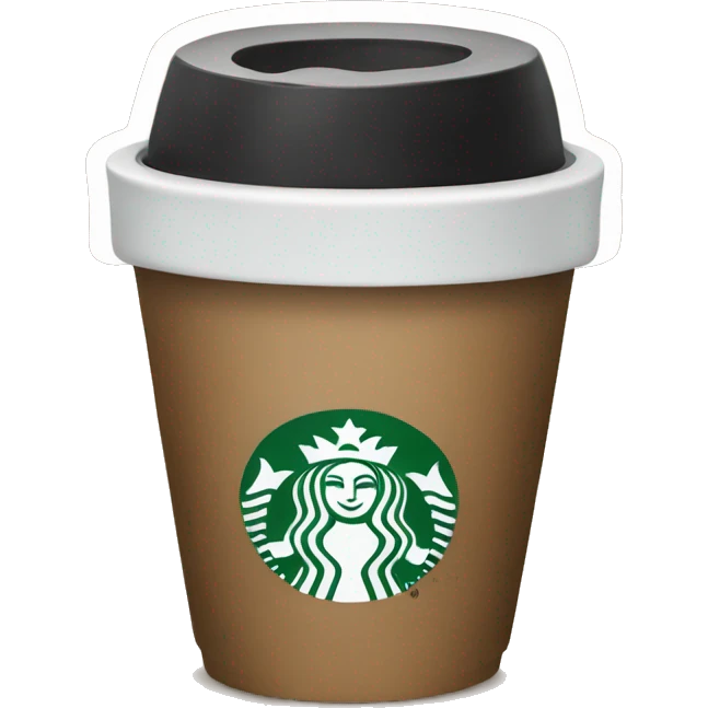 Starbucks coffee emoji