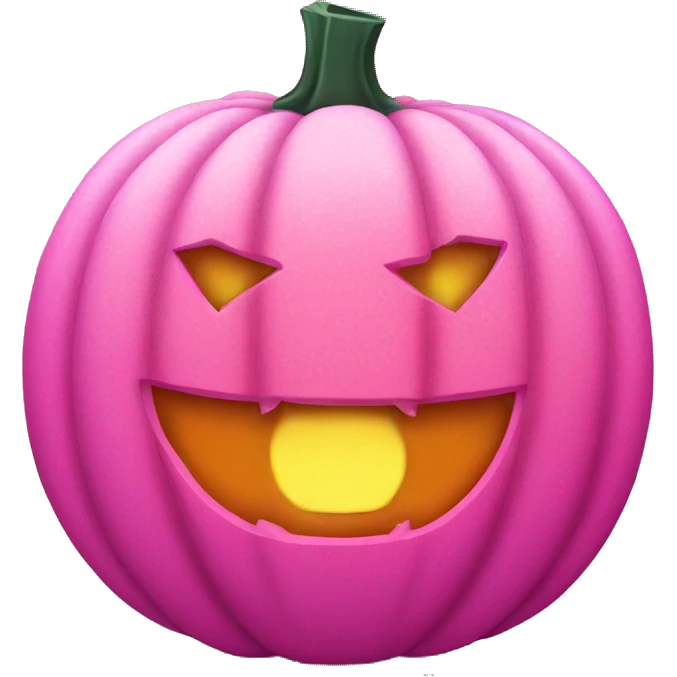 pink disco pumpkin emoji