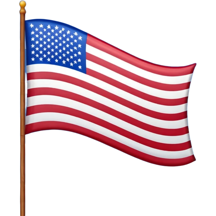upside down US flag waving emoji