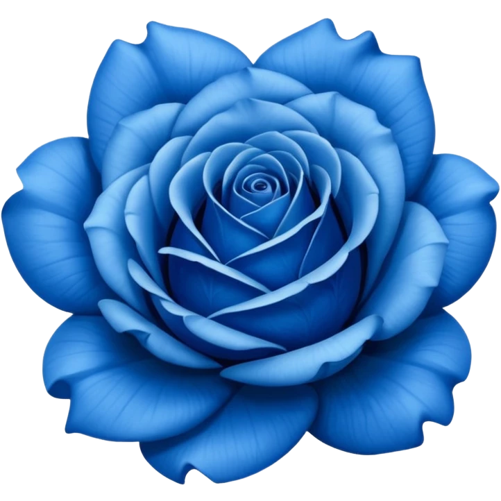 Rose blue emoji
