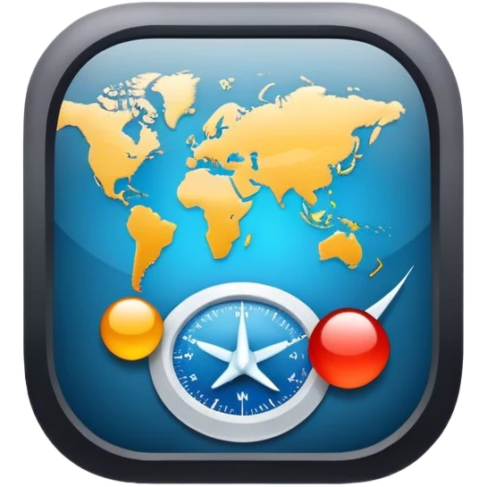 Create an icon for an iOS app that tracks my flights emoji