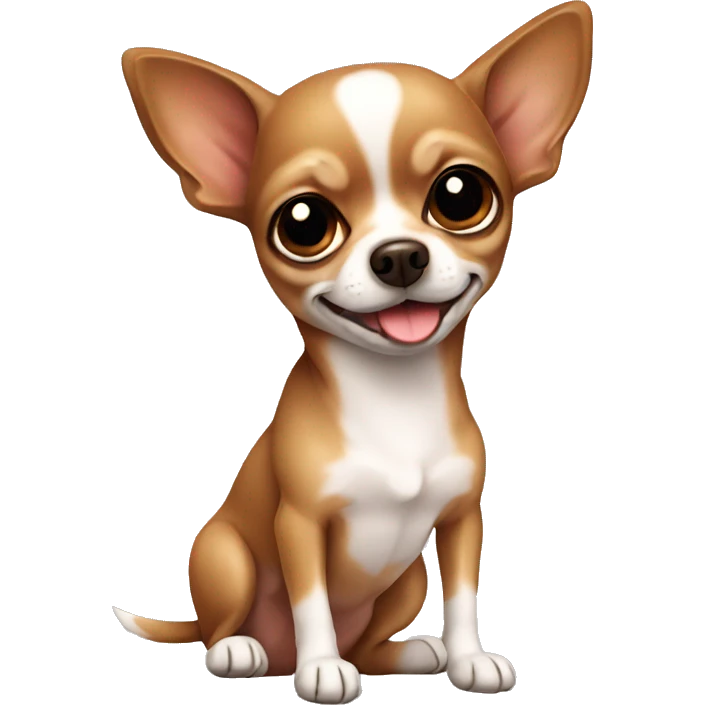 cute brown chihuahua emoji
