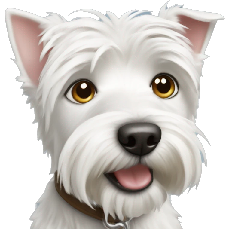 Westie dog emoji