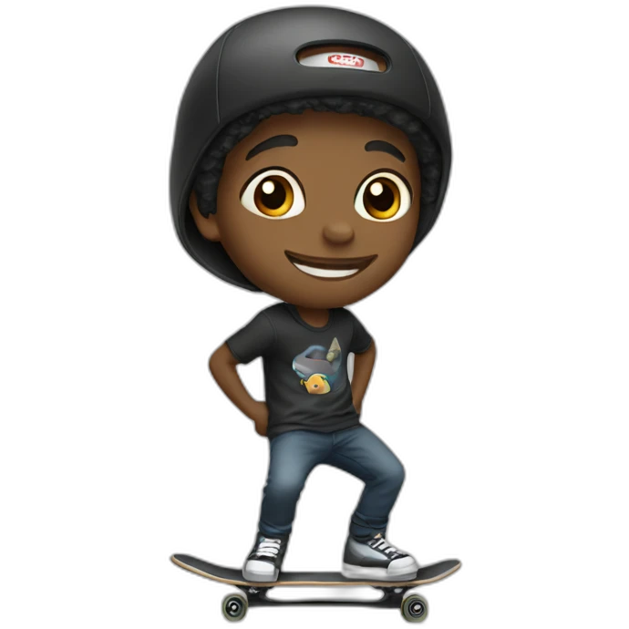skater boy emoji