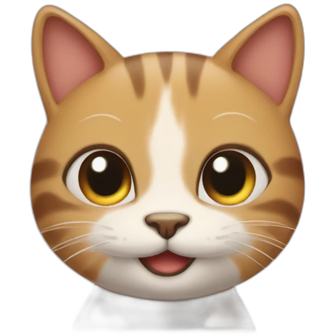 cute cat smiling emoji