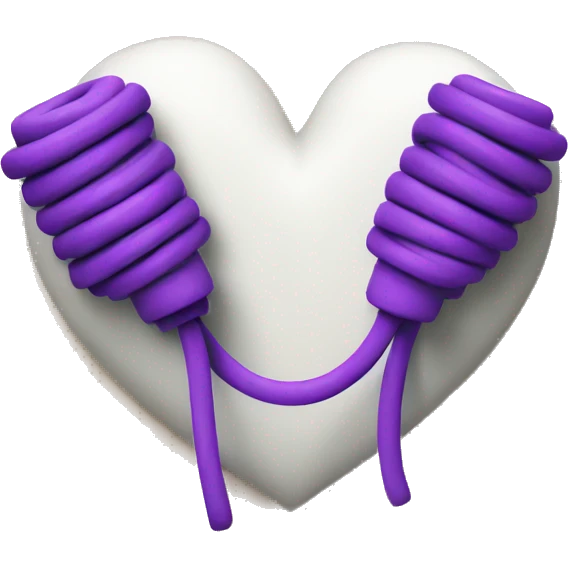 Jump rope heart  emoji