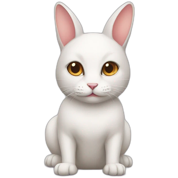 Rabbit-cat emoji