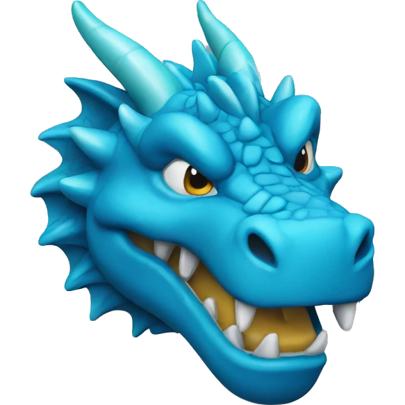 dragon blue coin emoji