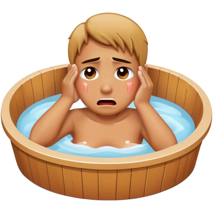 Crying hot tub  emoji