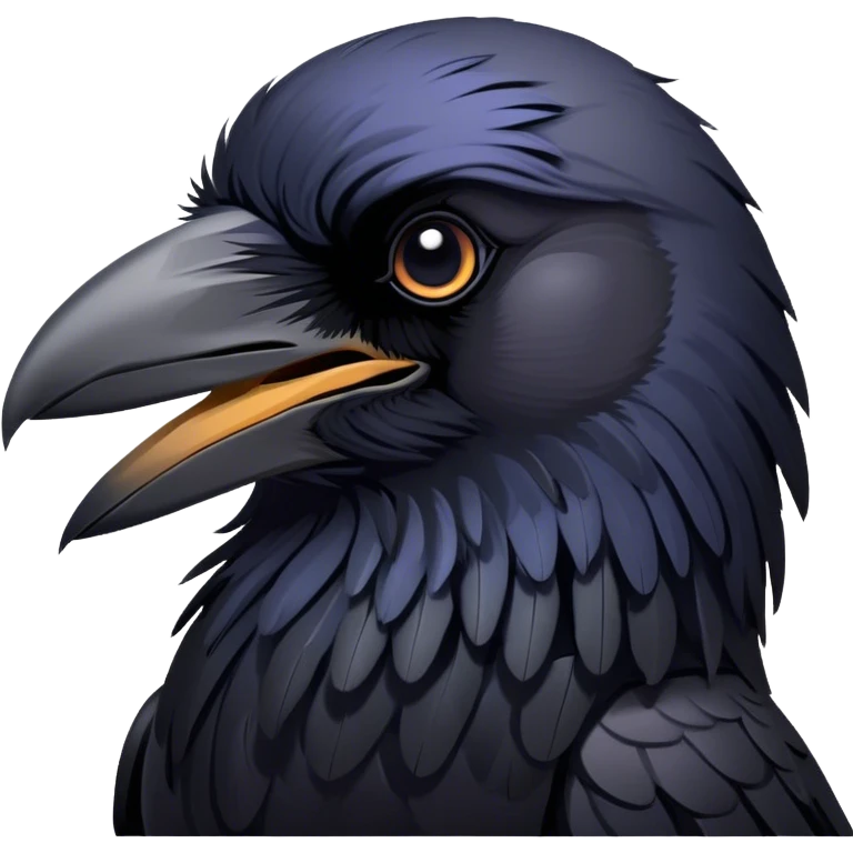 cool raven emoji