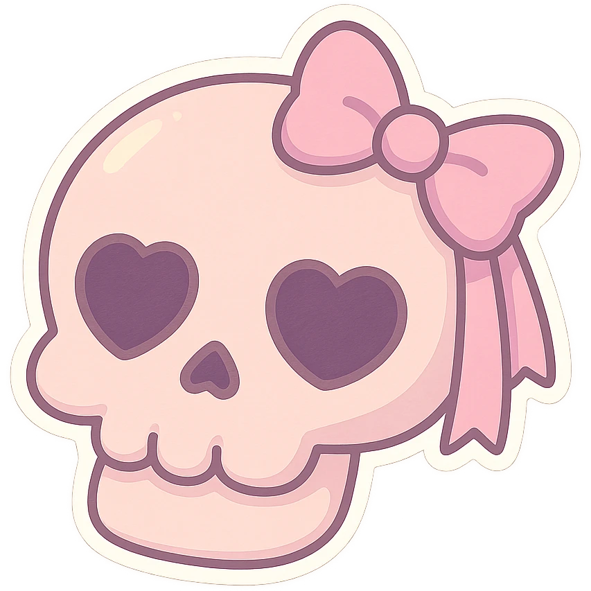pastel emo objects, show one emoji