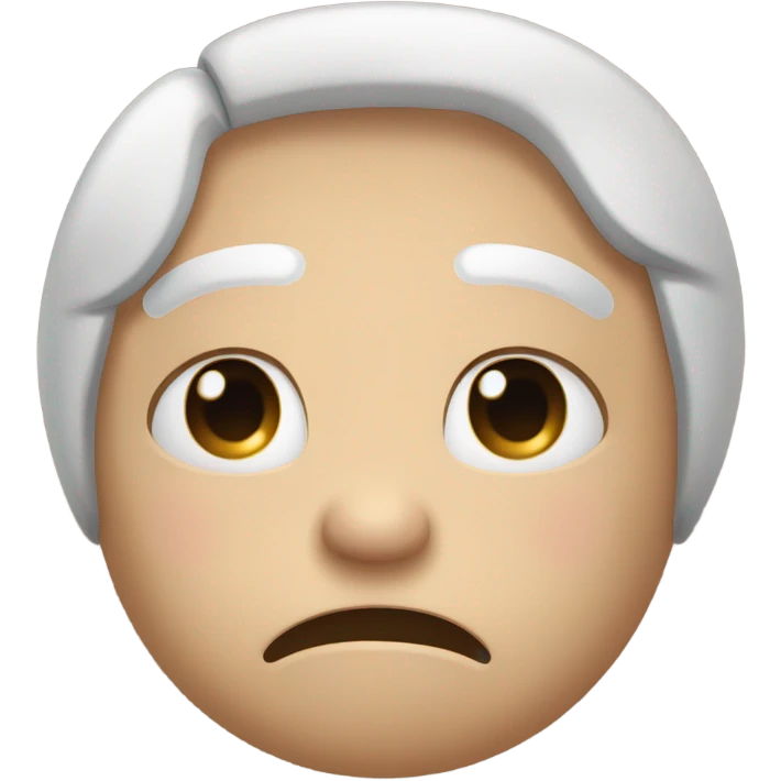 Sad face hamstring muscle emoji