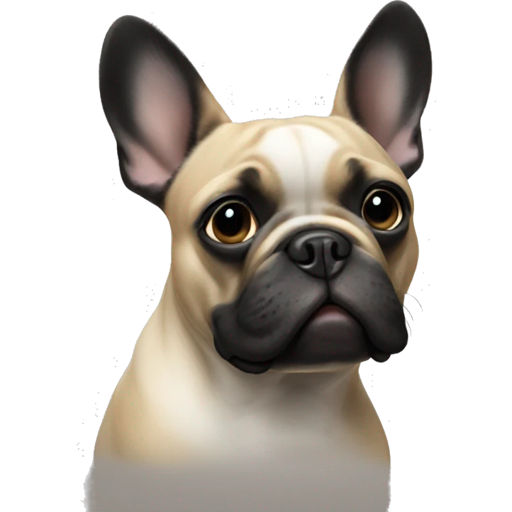 Black French Bulldog  emoji