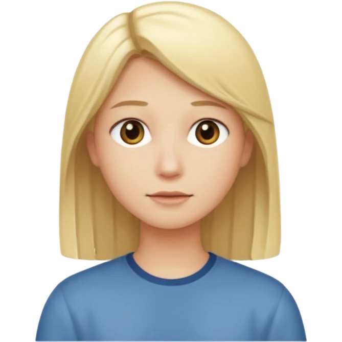 niet blond emoji