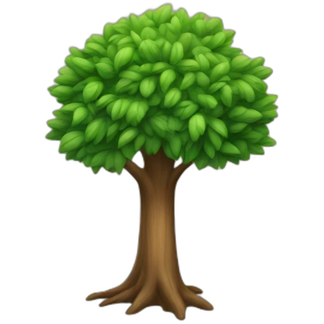 tree as a gift emoji