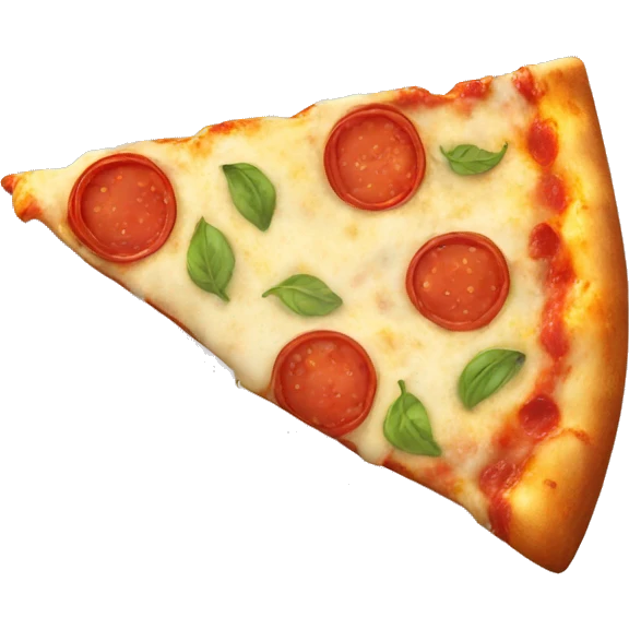 A smiling pizza slice emoji