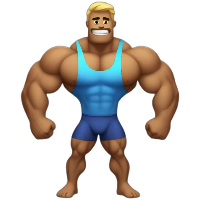 body builder emoji