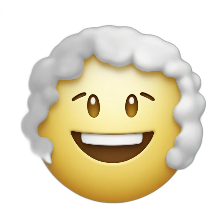 Smiling teeth emoji