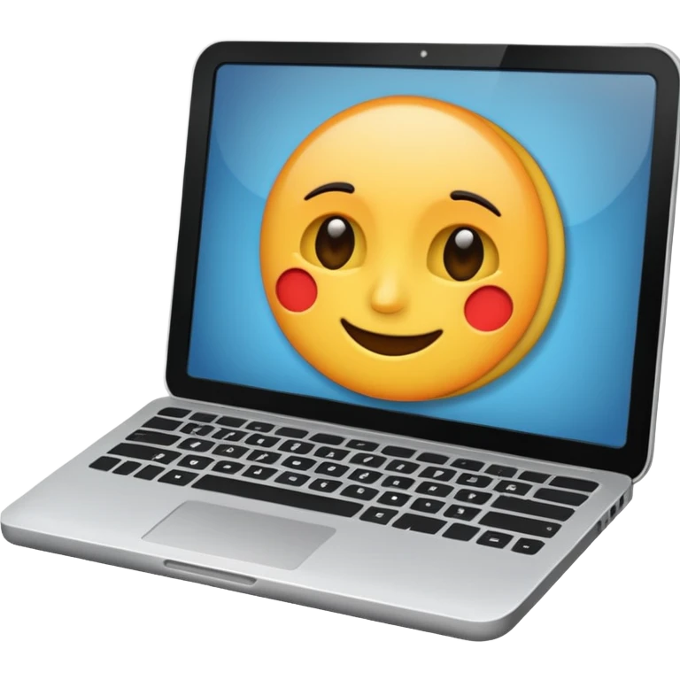 Laptop computer emoji
