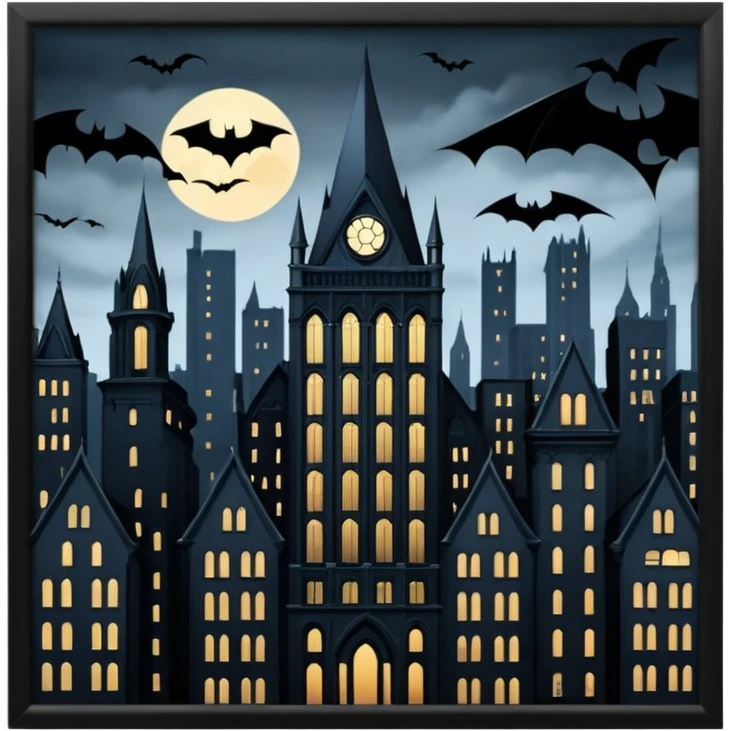 Big building gotham emoji