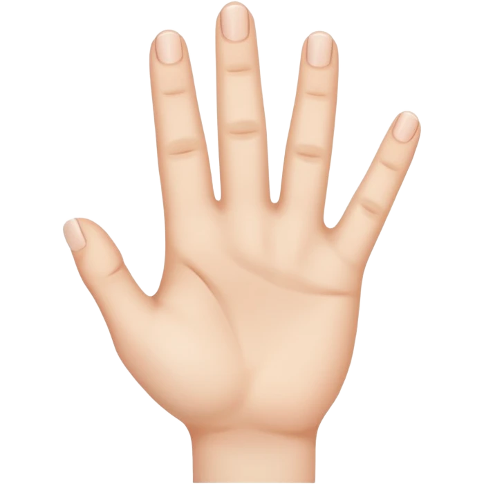 hand without a finger emoji