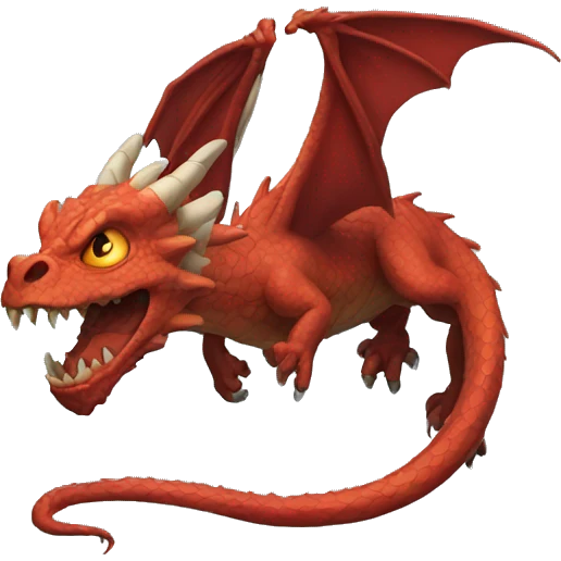 Dragon dead emoji