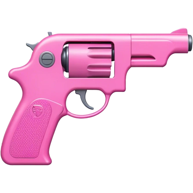 Pink gun emoji