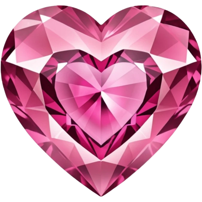 pink diamond heart emoji