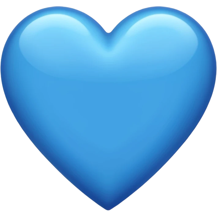 Blue heart emoji