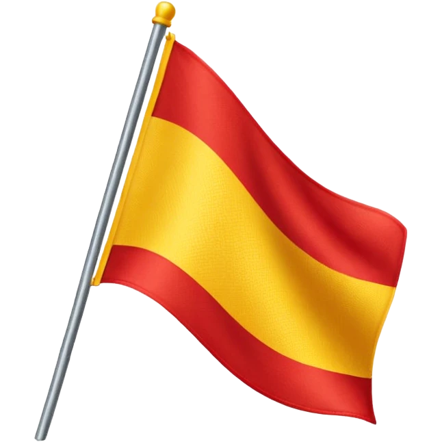 Yellow and red flag emoji