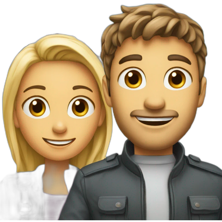 Avion qui est à côté de deux tour emoji