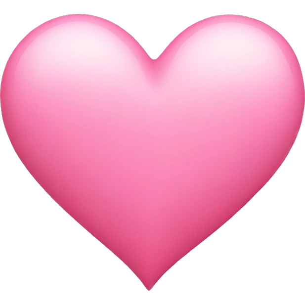 Pink heart emoji