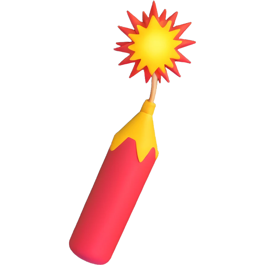firecracker emoji