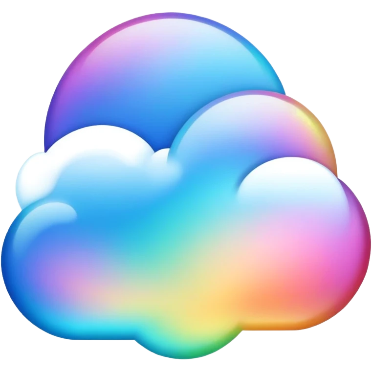Sky color sparkles emoji