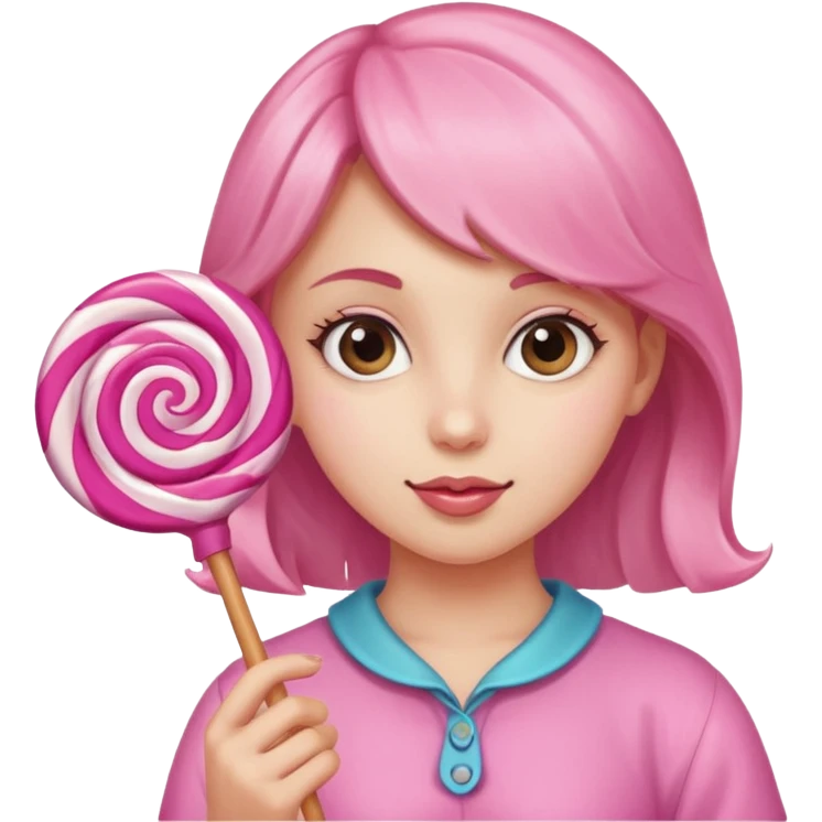 Şeker kız emoji