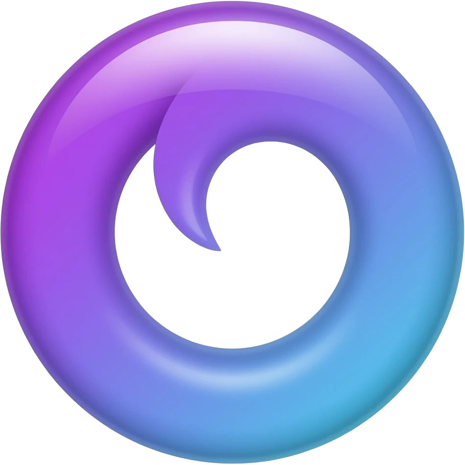 purple-lightblue wave emoji