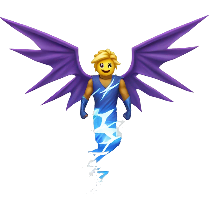 Lightning with a fairy emoji