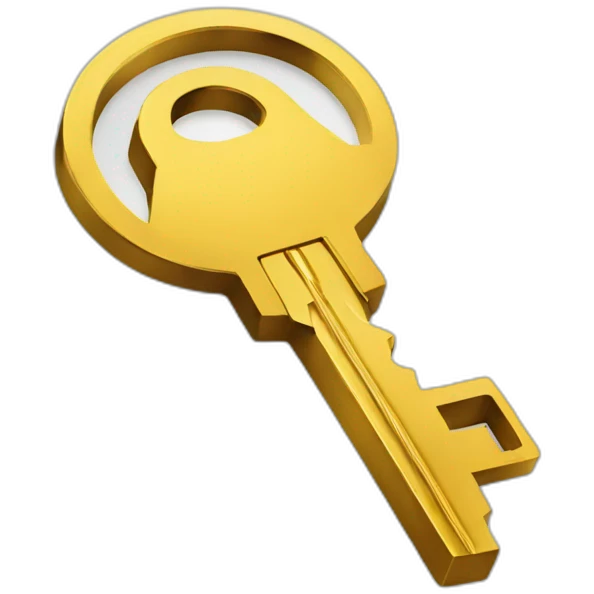 Cybersecurity key emoji