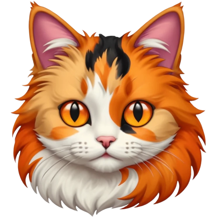 A cat that is artistic emoji