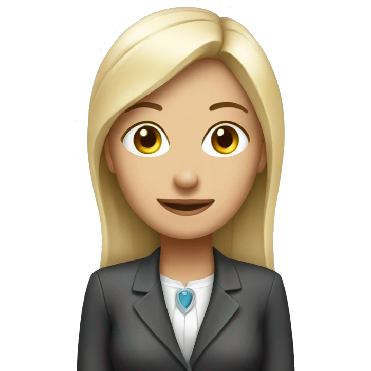 HR girl white compensation and benefit  emoji