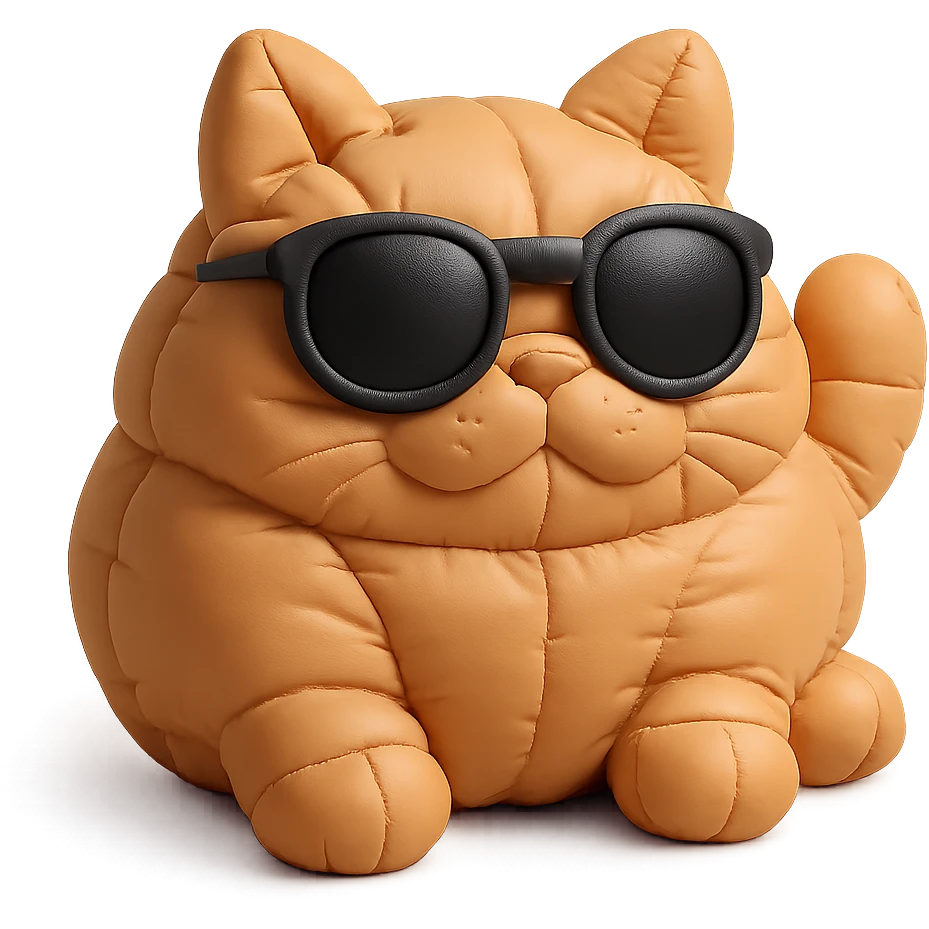 Cat wearing sunglasses emoji