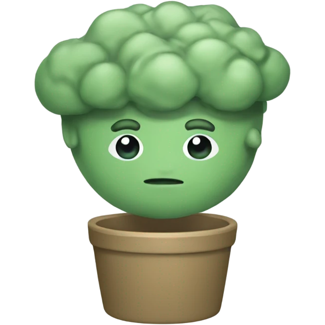 Sage green Boba emoji
