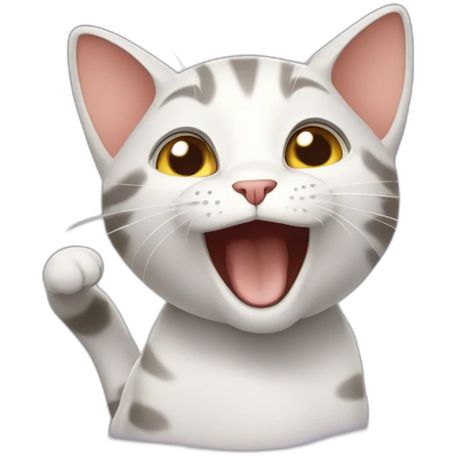 excited cat emoji
