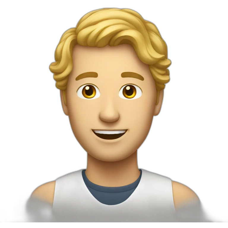 White Man chatting a woman emoji