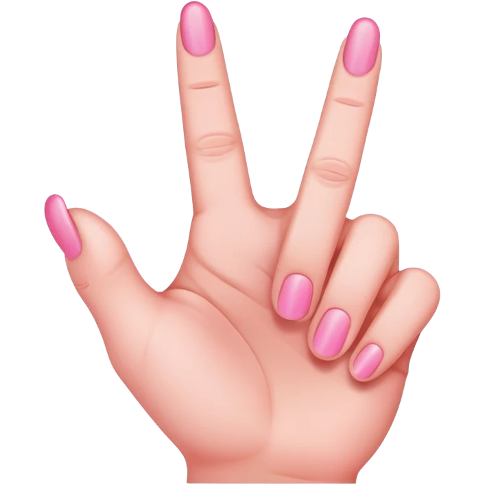 Pink middle finger  emoji
