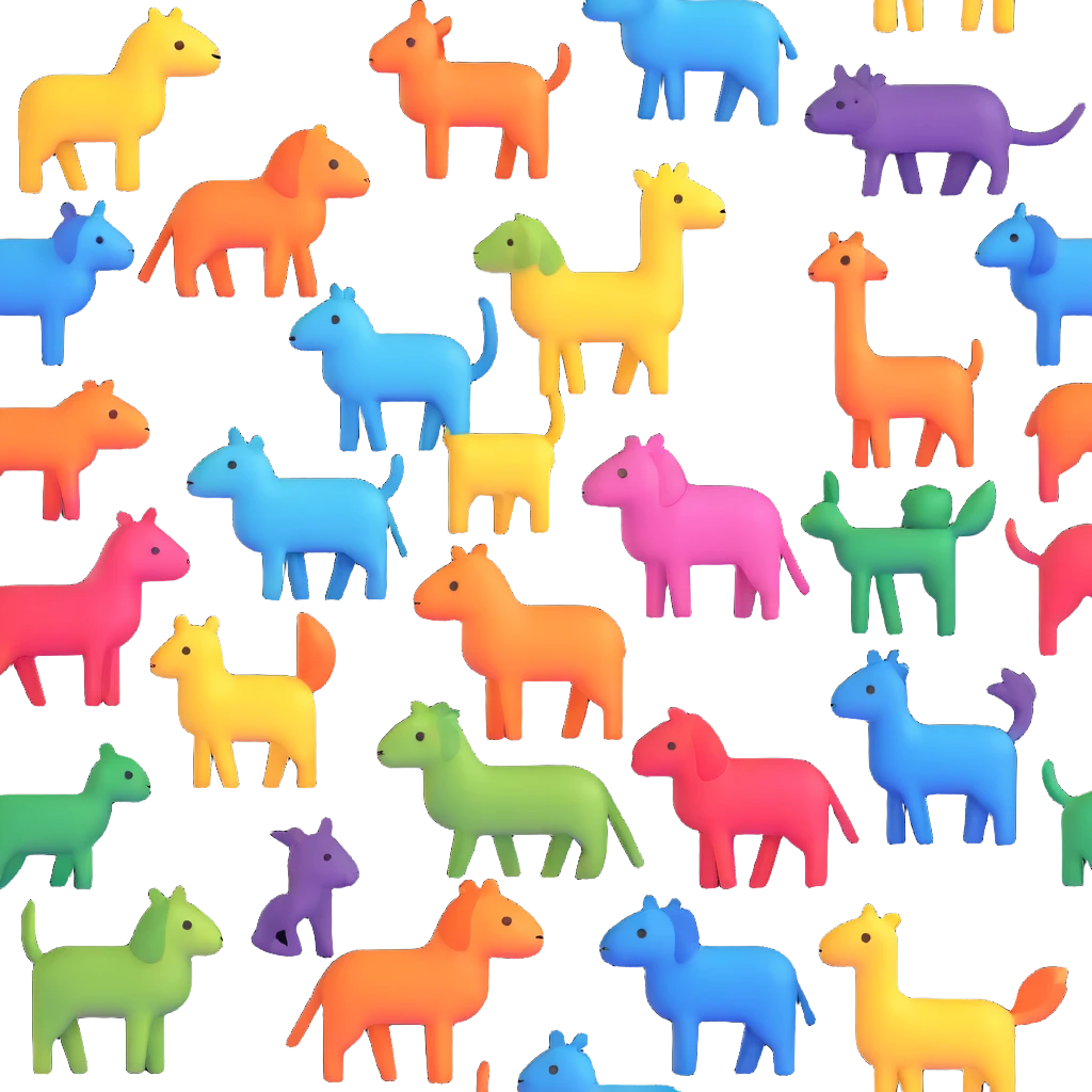 Rainbow Animals emoji